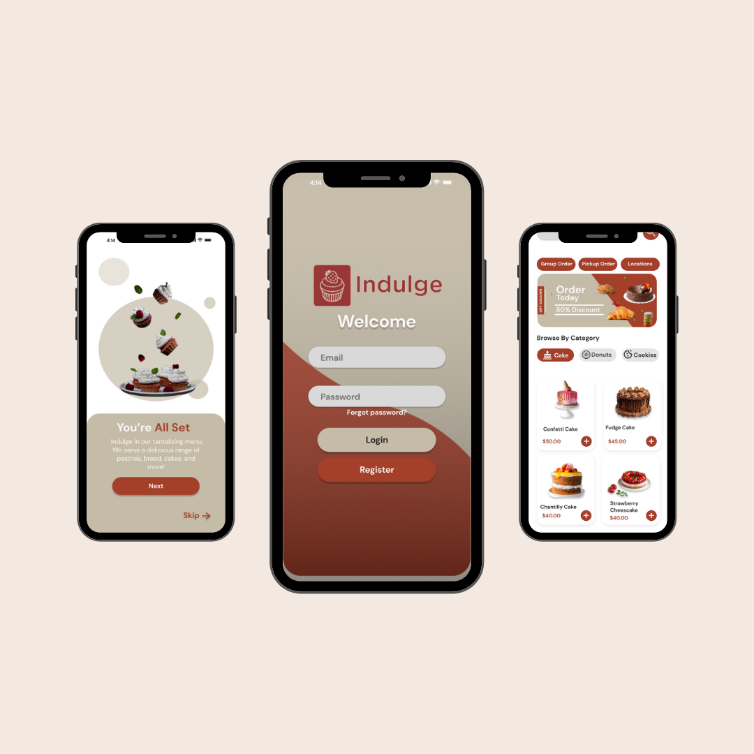Mobile application final look